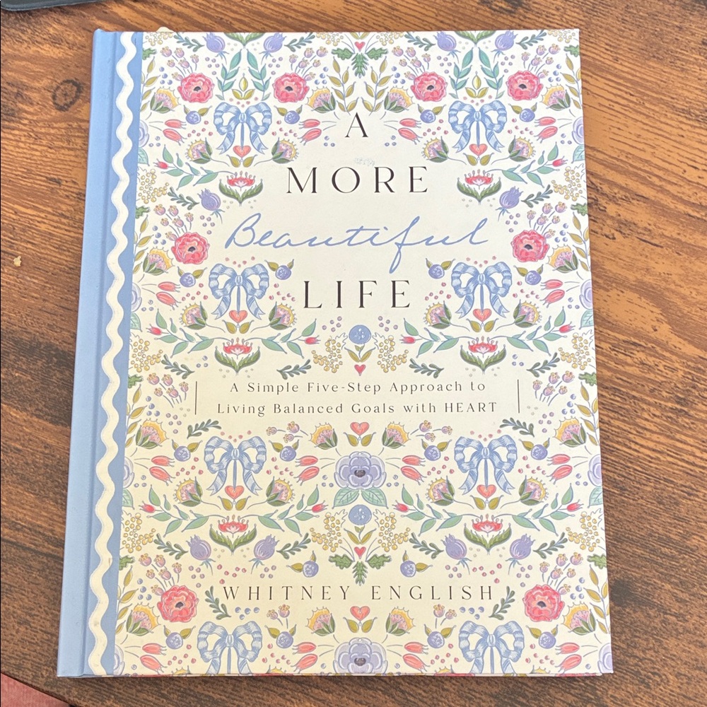 Floral Home Accent Book
